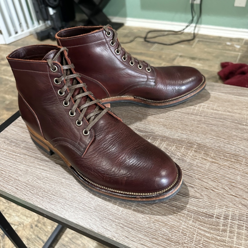 Viberg service boot 2030 last Polo Brown Oiled Shoulders Size 7.5E